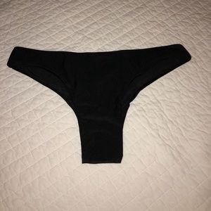 black bikini bottoms